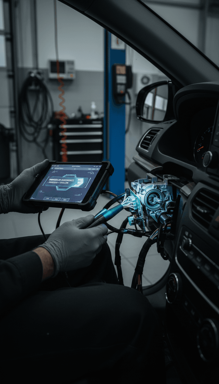 Immobilizer system programming work